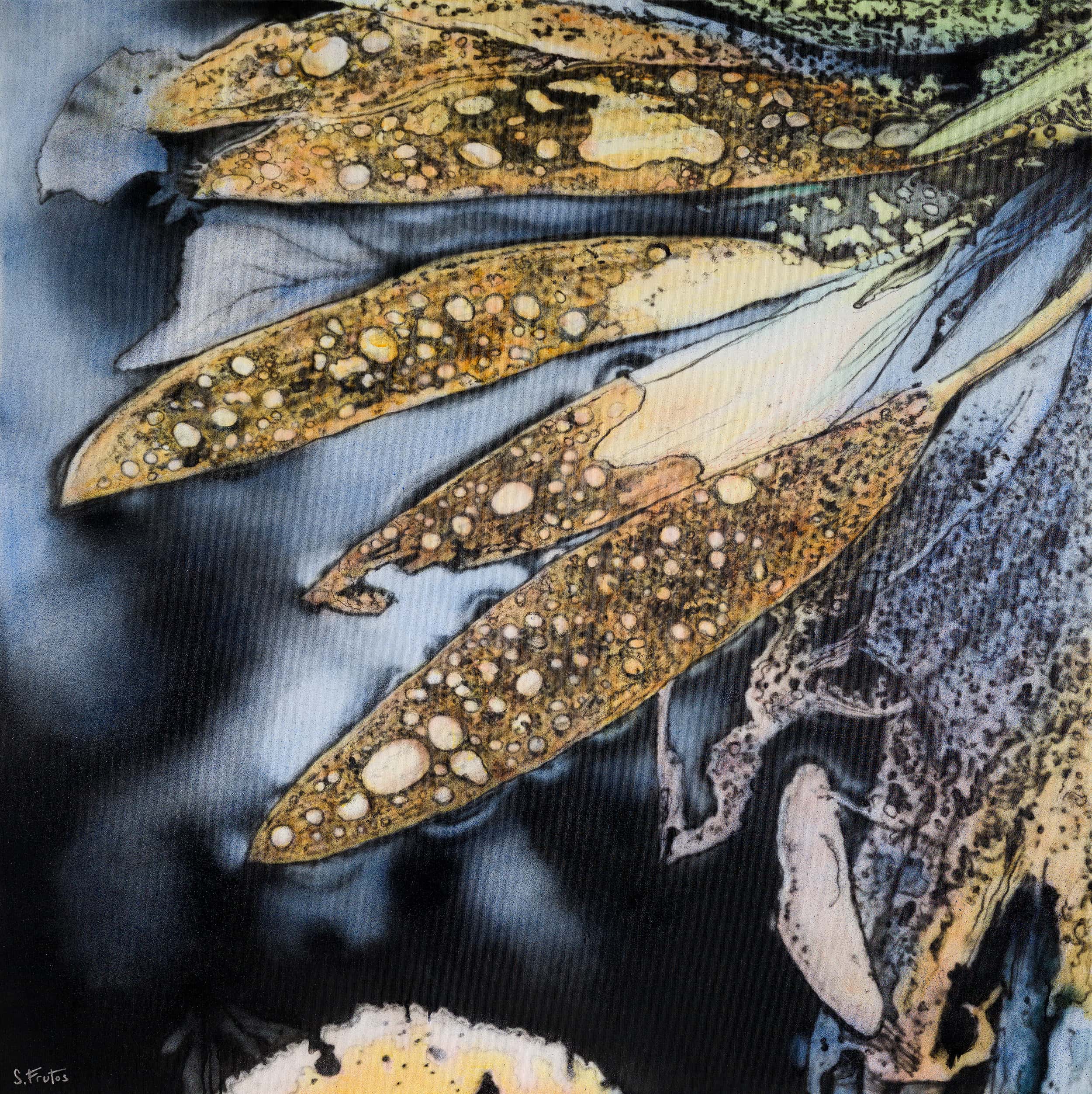 Sergio Frutos. Parque de Westfalia, Dortmund. Acrílico sobre lienzo, 120 x 120 cm