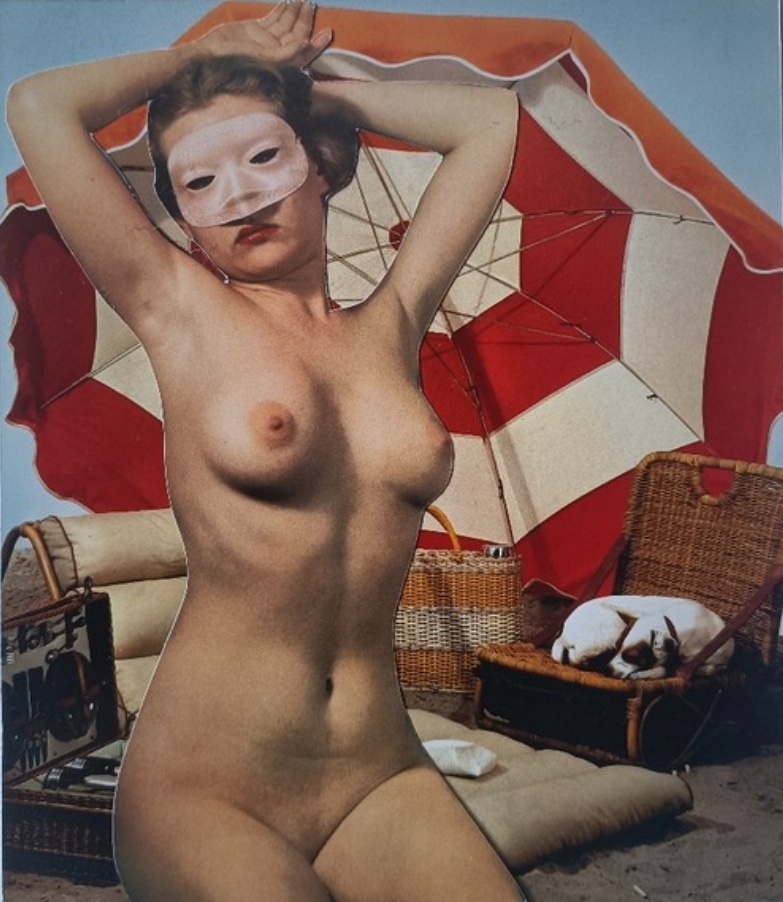 Leo Puñal. Beach Day. Collage, 27 x 21 cm Leo Puñal. Beach Day. Collage, 27 x 21 cm